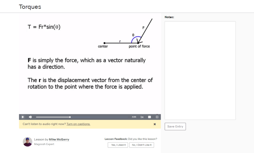 Magoosh MCAT physics