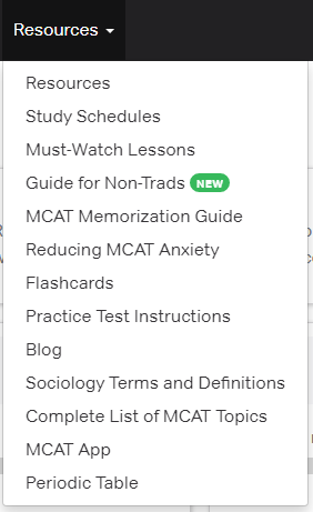 Magoosh MCAT extra resources